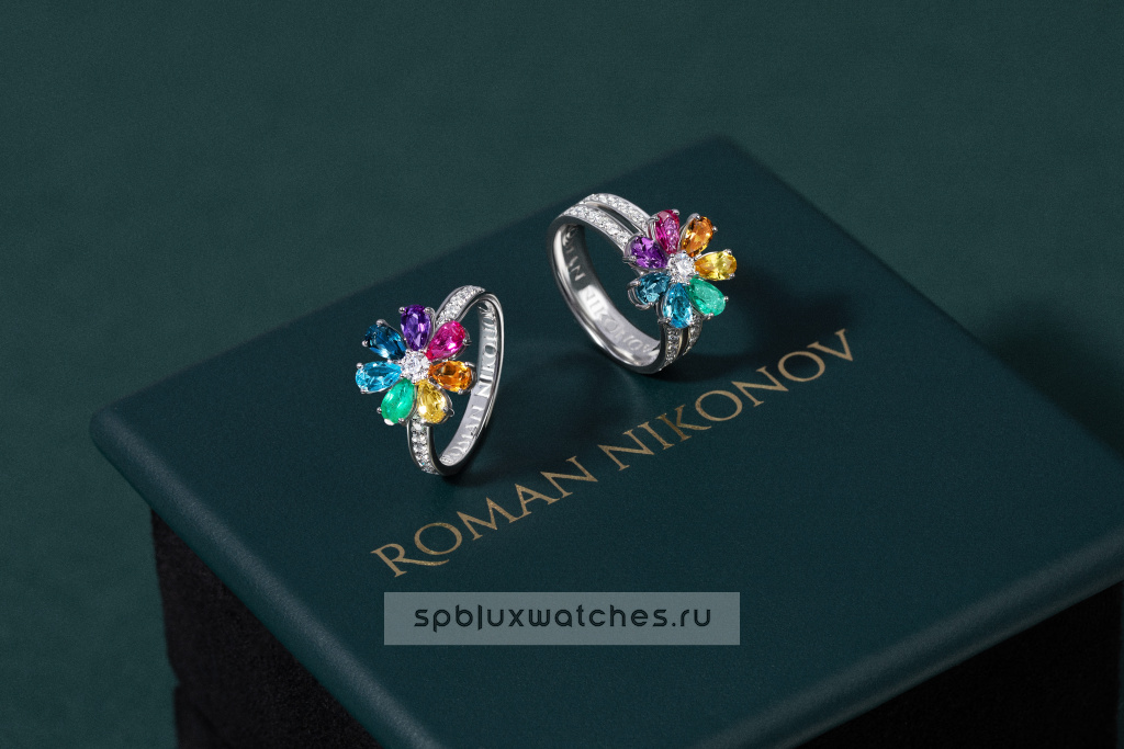 Кольцо Roman Nikonov “Цветик-семицветик” RN050021