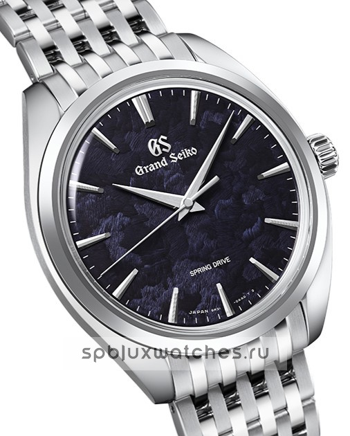 Grand Seiko Elegance "Iwao Blue” 38.5 mm SBGY043