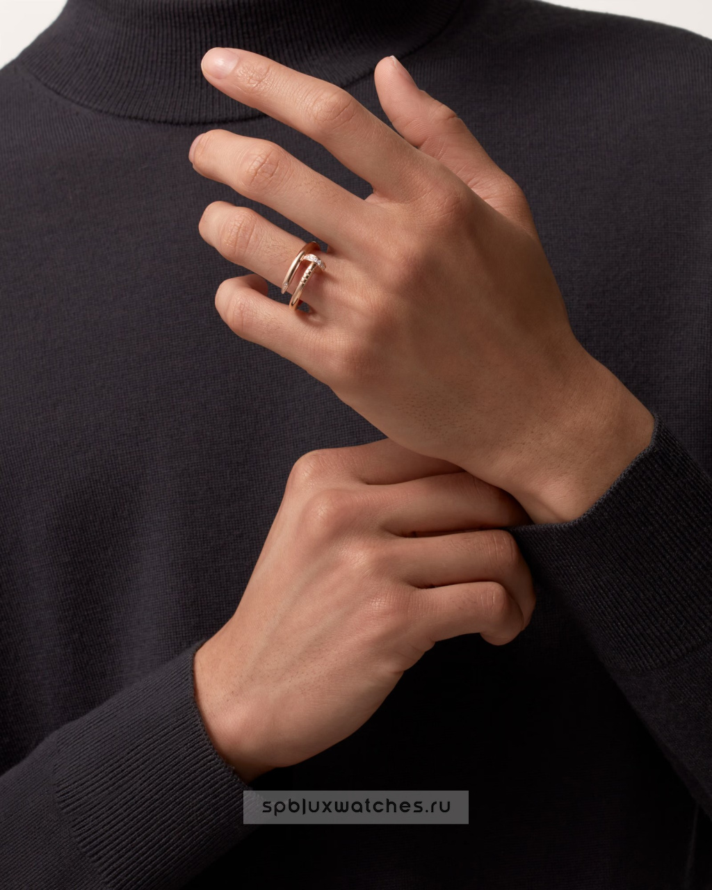 Кольцо Cartier Juste un Clou Diamonds Ring Classic Model B4094800