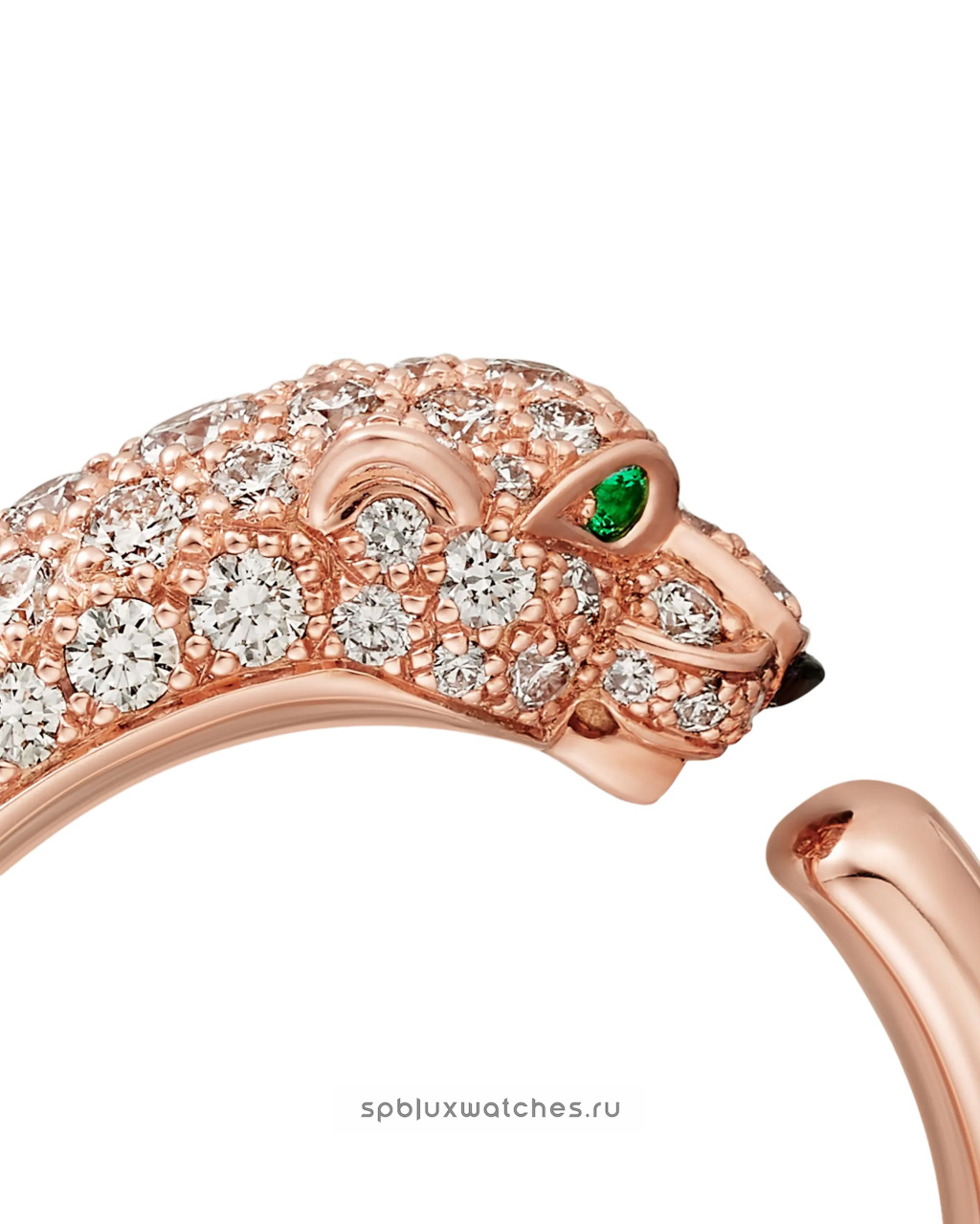 Кольцо Cartier Panthere de Cartier Half-Paved Ring Small Model N4765700
