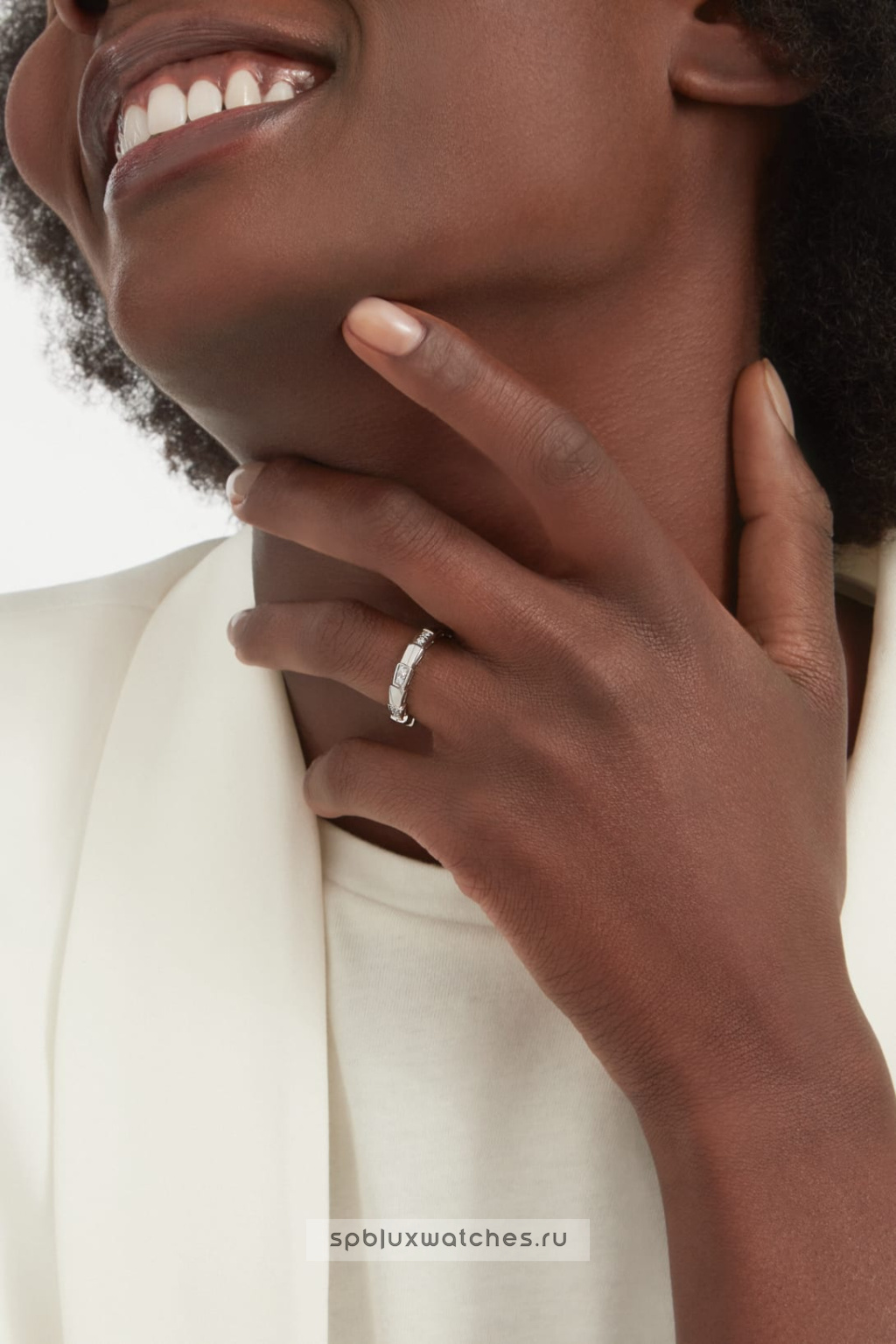 Обручальное кольцо Bvlgari Serpenti Viper Wedding Band Ring 353381