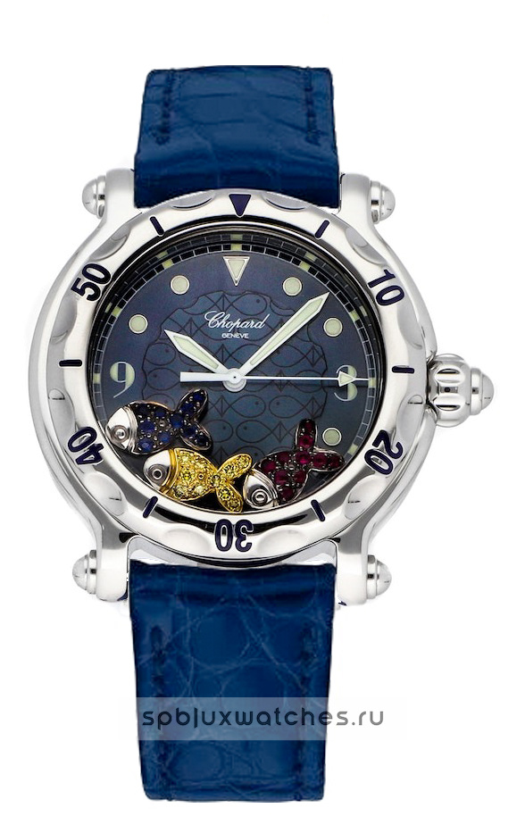 chopard happy sport happy fish 38 mm 28 8347 8 402