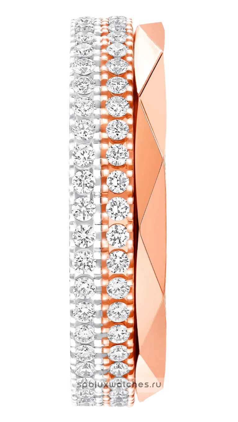 Кольцо Graff Laurence Graff Signature Three-Row Layered Diamond Ring RGR1085