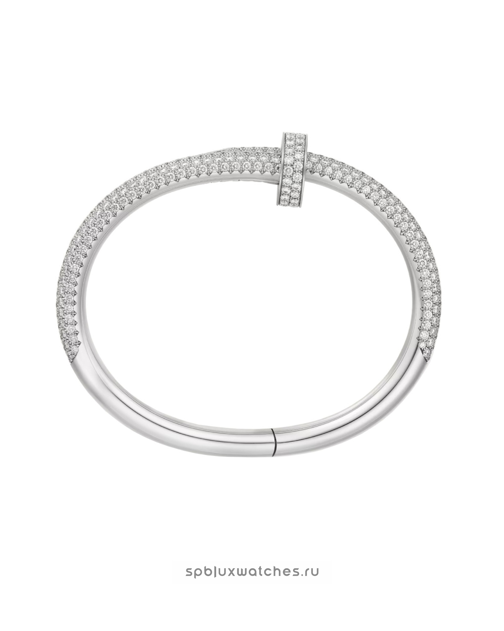 Браслет Cartier Juste un Clou Half-Paved Bracelet Large Model N6721817