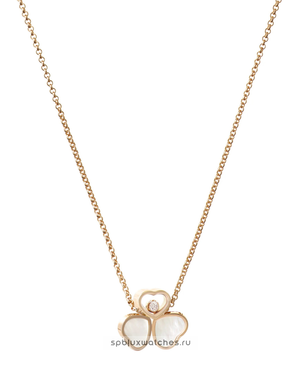 Колье Chopard Happy Hearts Wings Necklace 81A083-5311