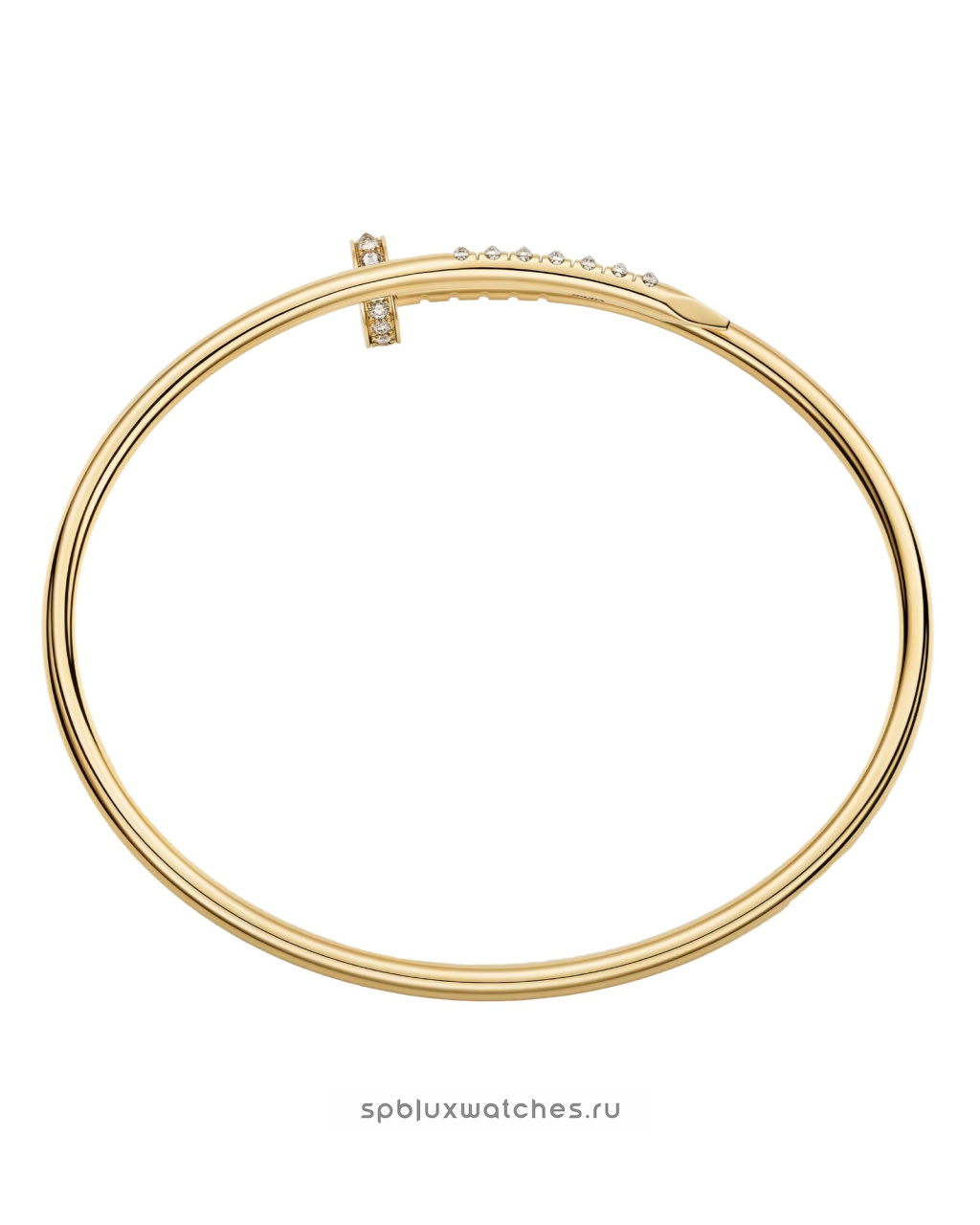 Браслет Cartier Juste un Clou Reverse-Set Diamonds Bracelet Small Model B6091917
