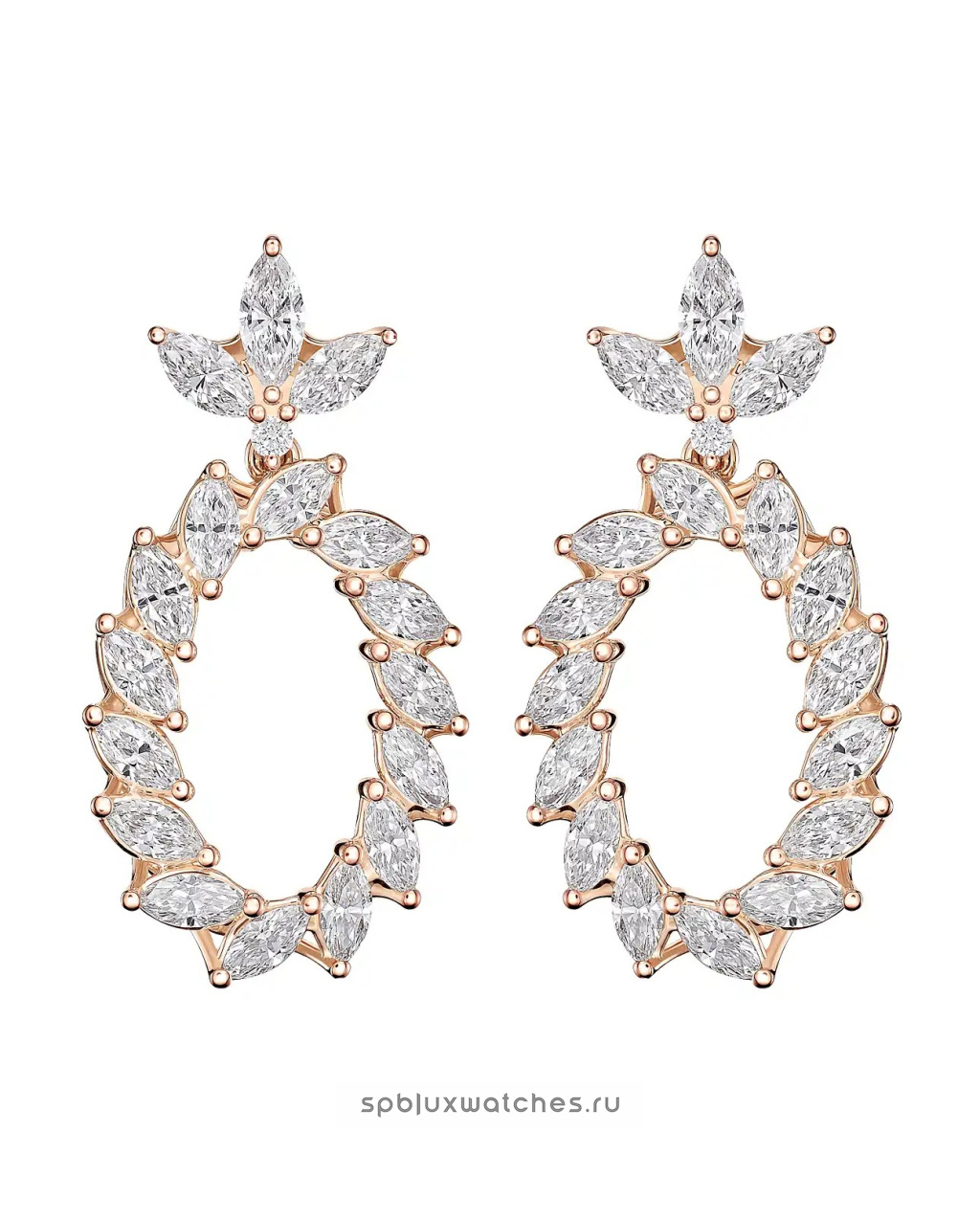 Серьги Chopard L'Heure du Diamant Marquise Earrings 84A062-5001