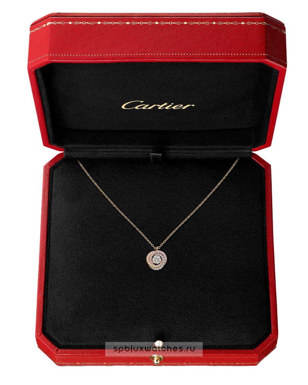 Подвеска Cartier Trinity Paved Pendant B7224807