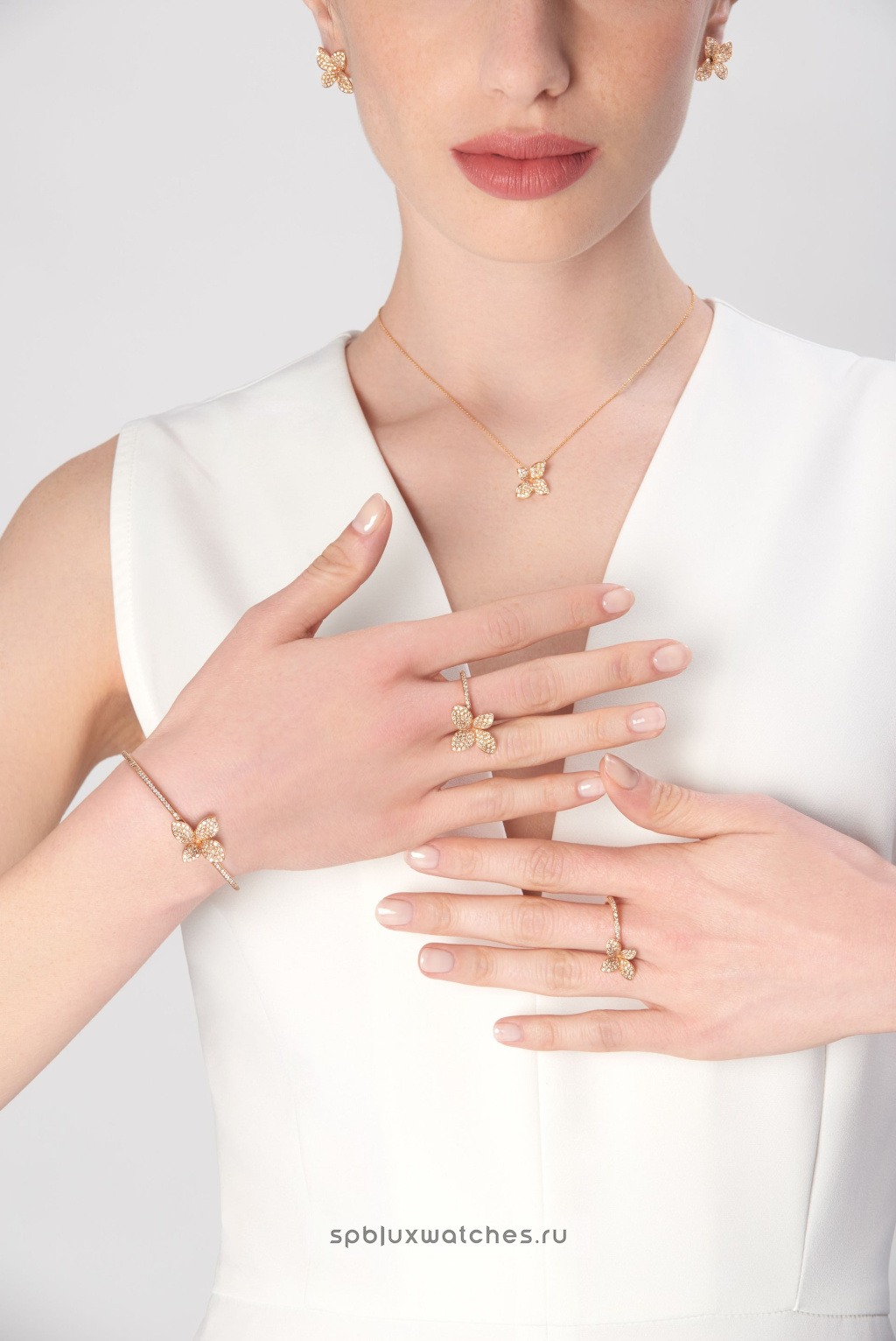 Подвеска Pasquale Bruni Giardini Segreti Small Flower Necklace 15367R