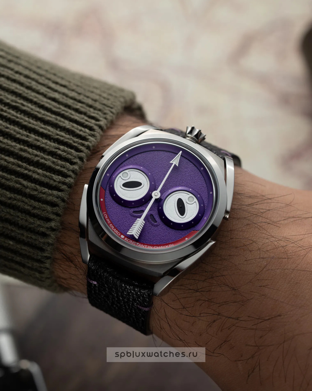 Louis Erard x Konstantin Chaykin Unfrogettable 40 mm 85340AA02.BVA192