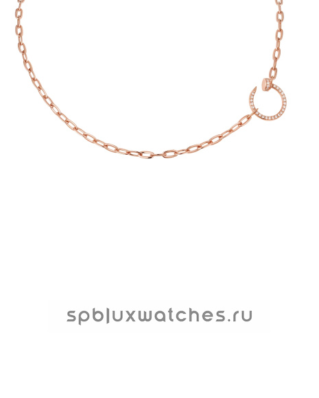 Колье Cartier Juste un Clou Paved Necklace N7413500