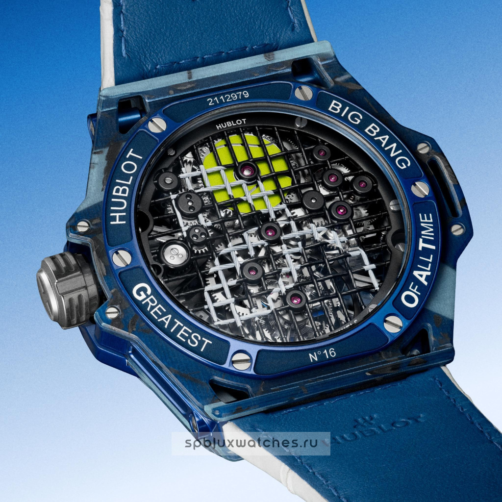 Hublot Big Bang Tourbillon Novak Djokovic Goat Edition Blue 44 mm 429.QKB.0120.NR.DJO26