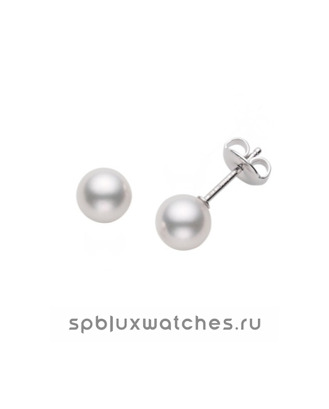 Серьги Mikimoto Pierced Earrings PE-2BU