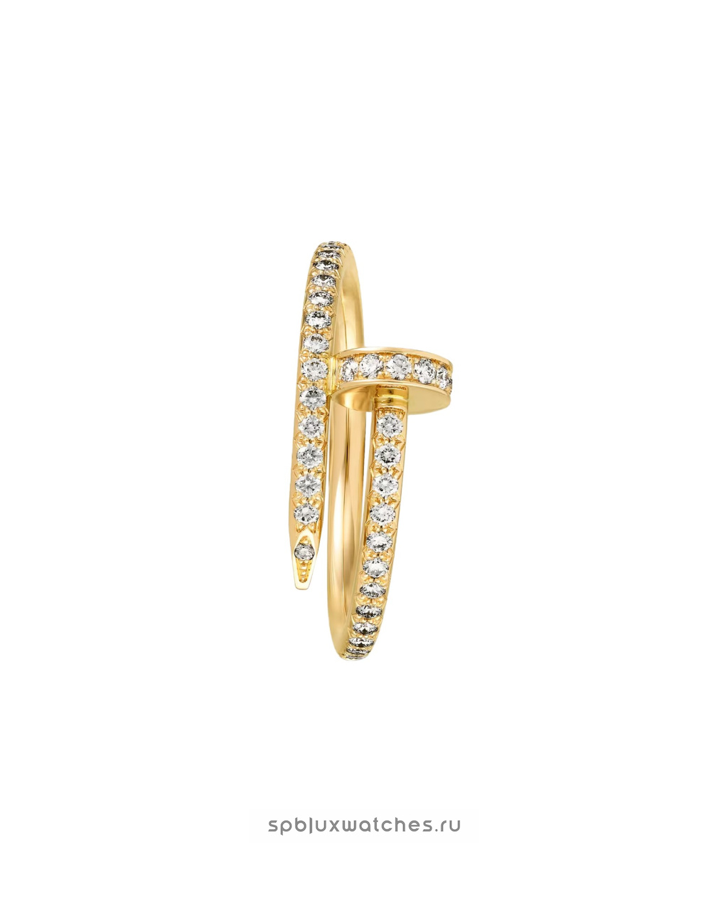 Кольцо Cartier Juste un Clou Half-Paved Ring Small Model B4231500