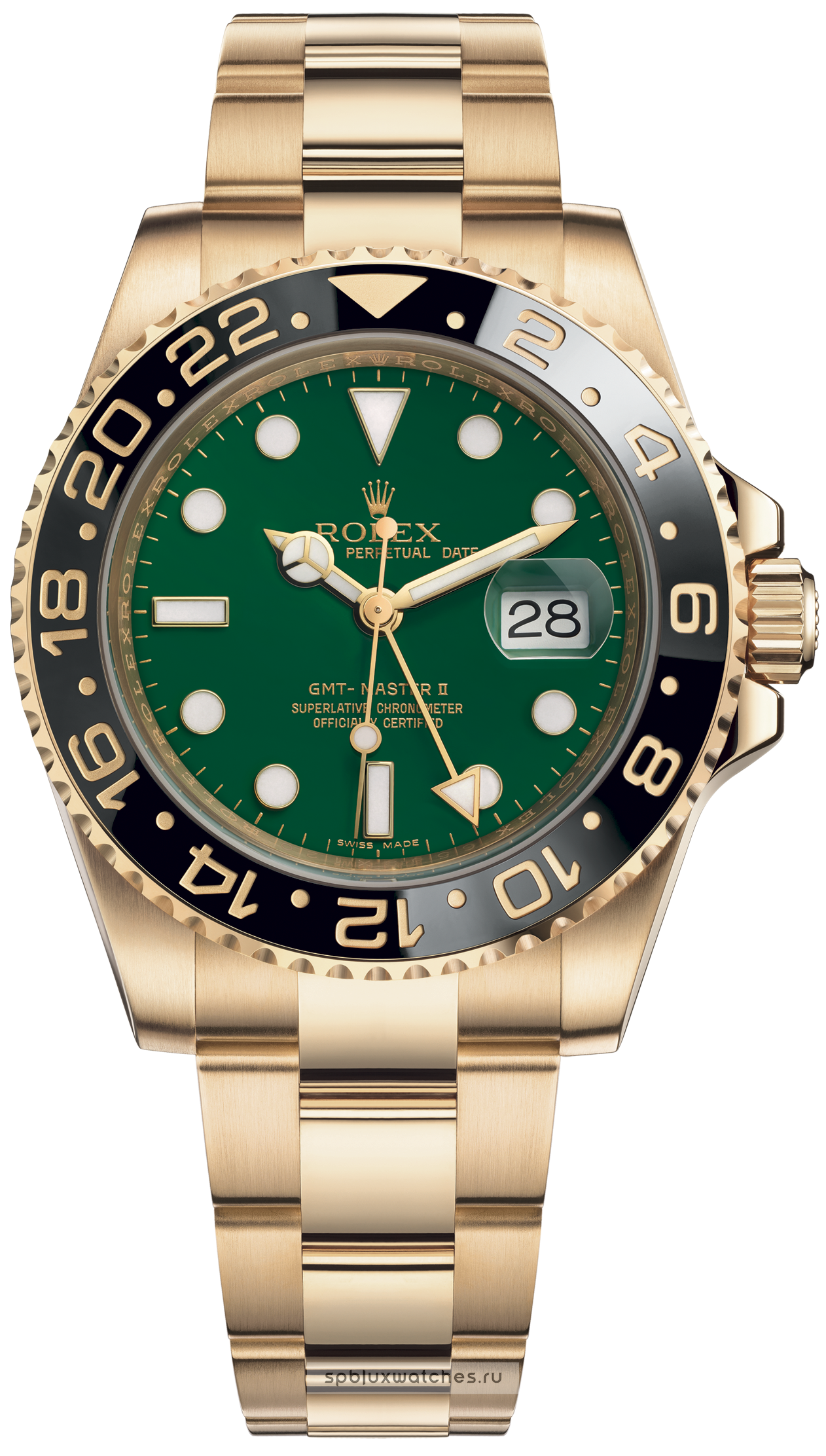 gmt master full gold