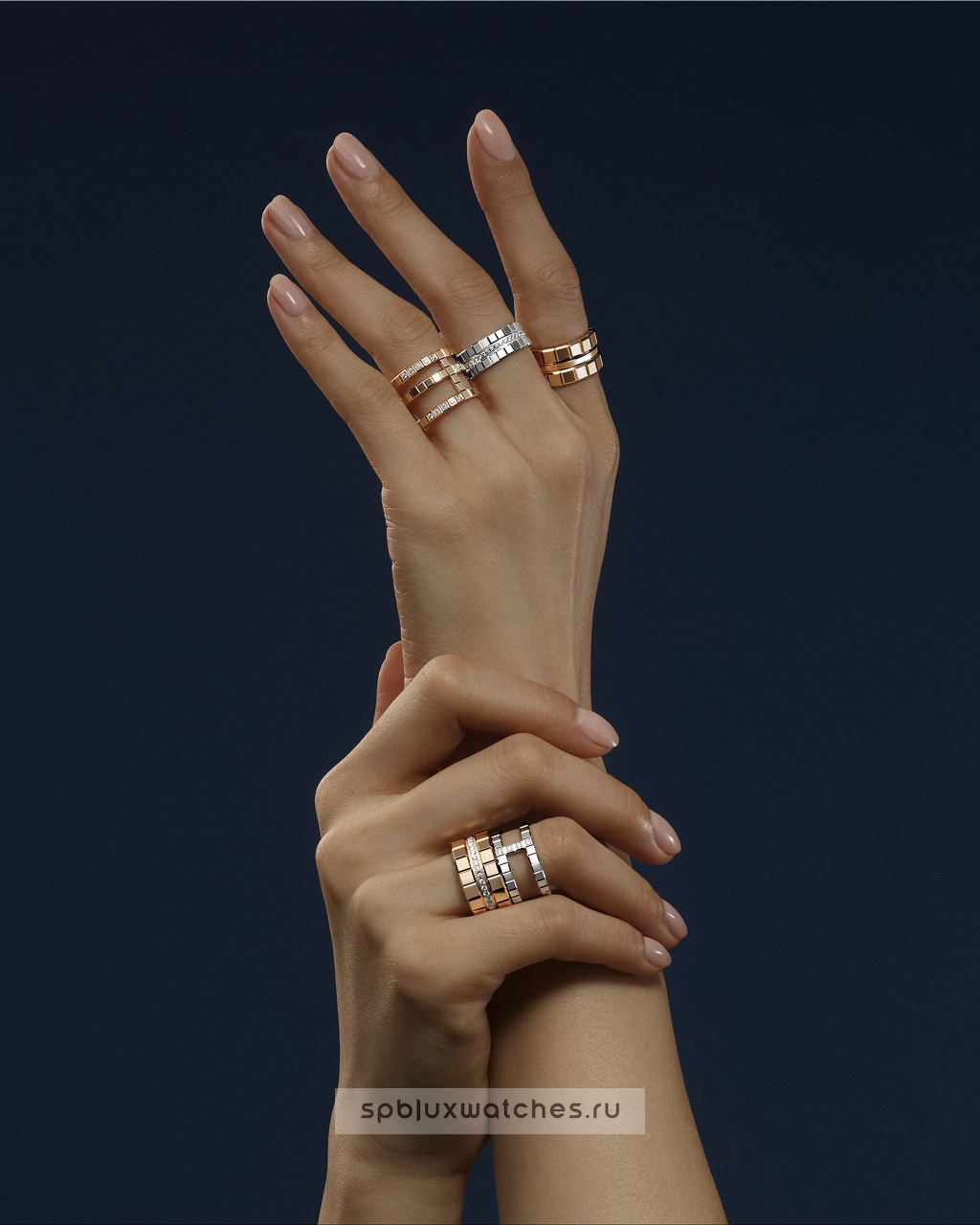 Кольцо Chopard Ice Cube Ring 827004-5040
