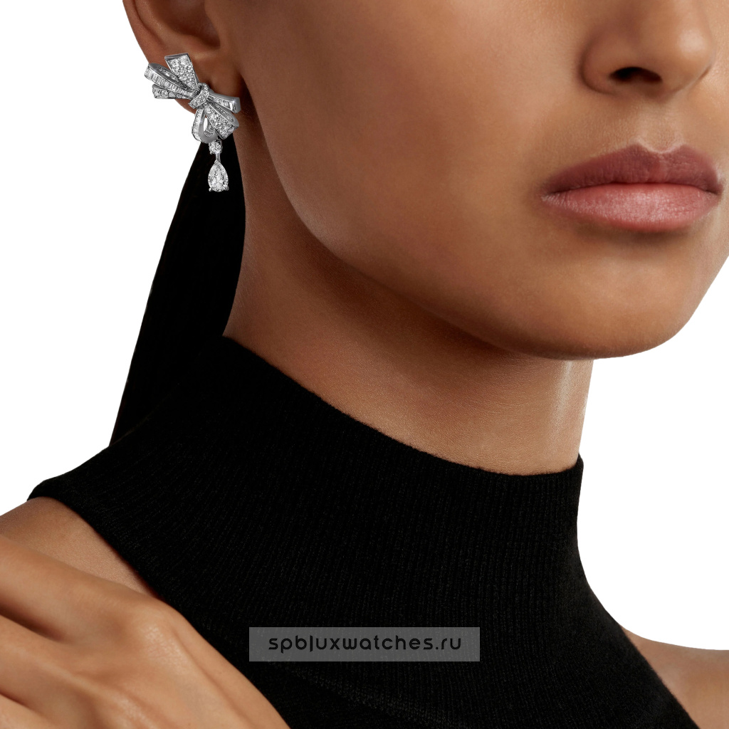 Серьги Graff Tilda's Bow Classic Diamond Drop Earrings RGE1276