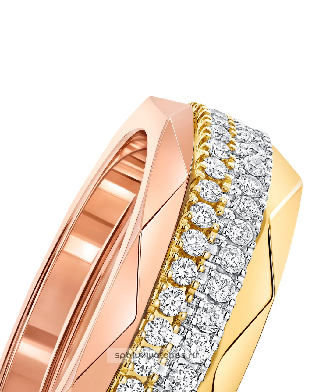 Кольцо Graff Laurence Graff Signature Four-Row Layered Diamond Ring RGR1086