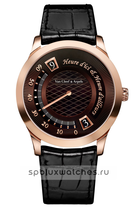 Van Cleef & Arpels Midnight Heure d'ici & Heure d'ailleurs 38 mm VCARPEVI00