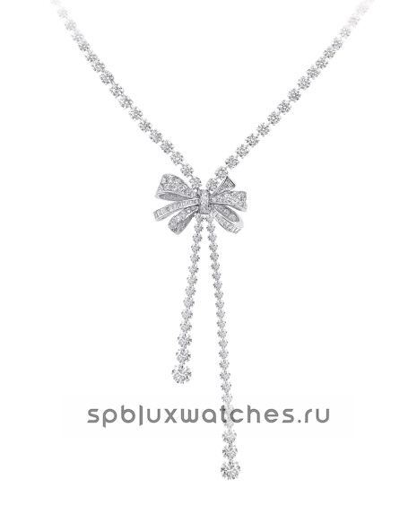 Колье Graff Tilda’s Bow Double Strand Round Diamond Necklace RGN461