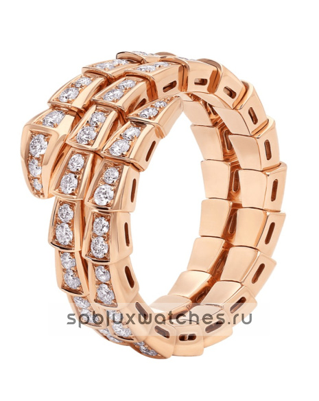 Кольцо Bvlgari Serpenti Viper Two-Coil Ring 357261