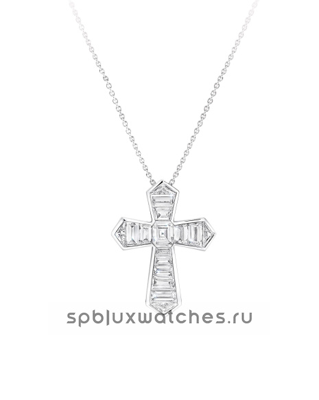 Крест Graff Classic Graff Baguette Cut Diamond Cross Pendant RGP002