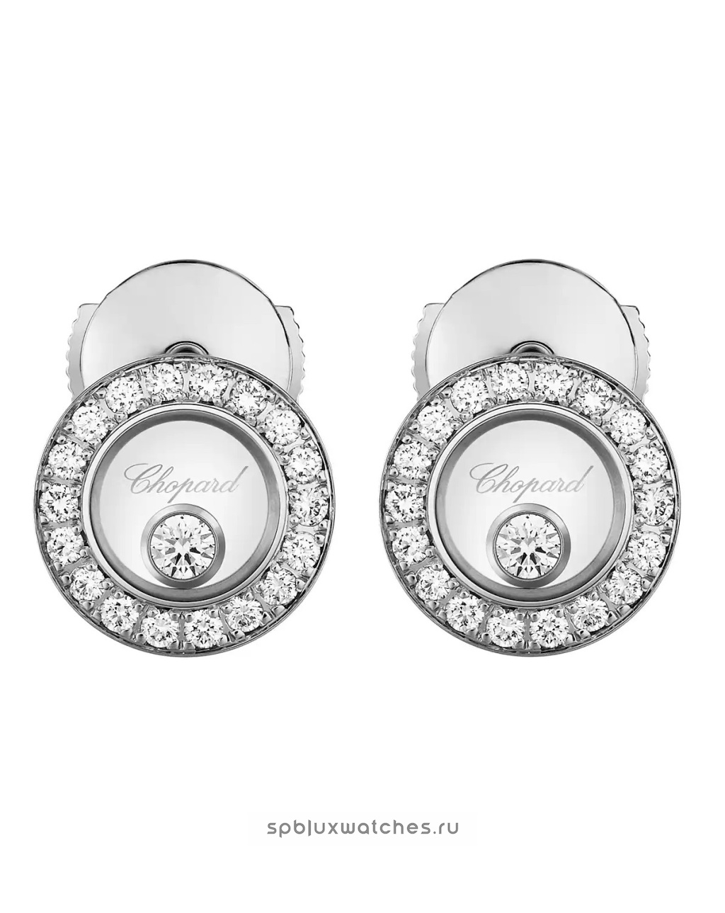 Серьги Chopard Happy Diamonds Icons Earrings 83A017-1201
