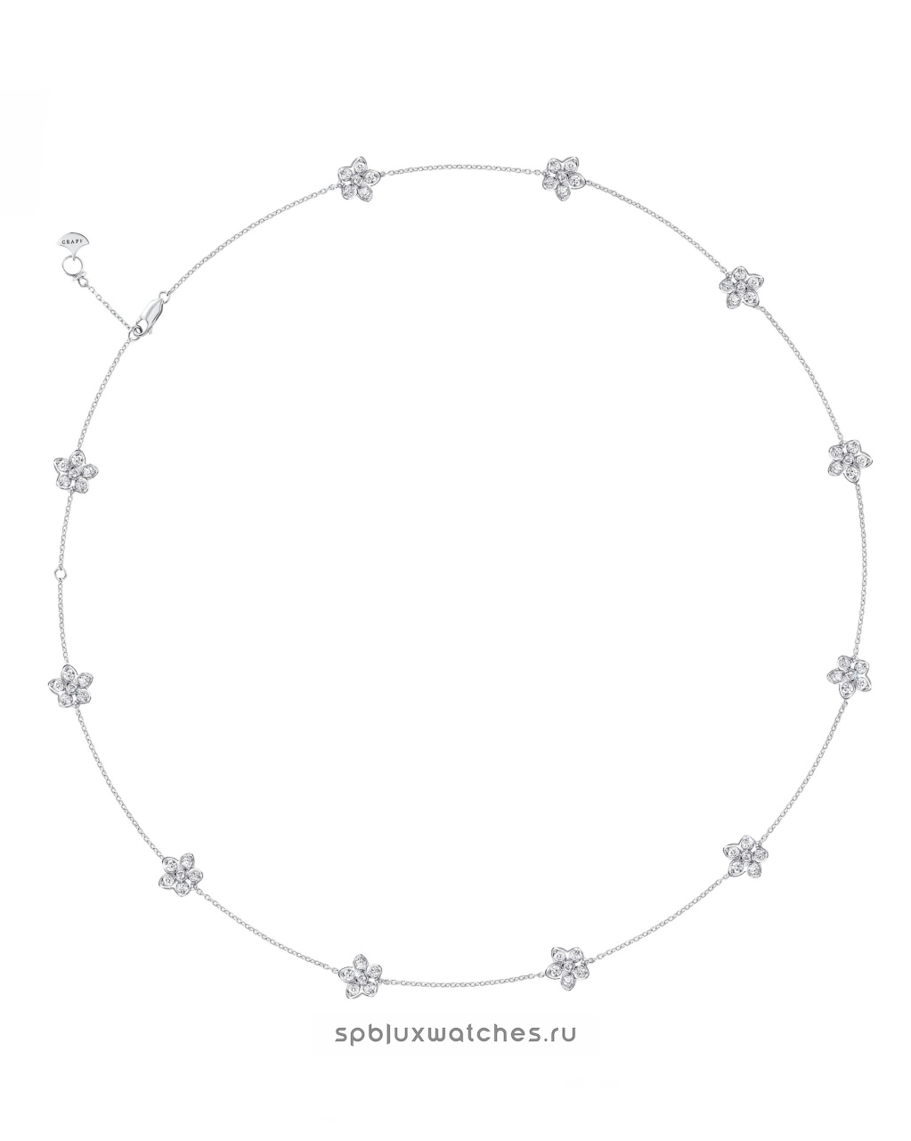 Колье Graff Wild Flower Petite Pave Diamond Necklace RGN834