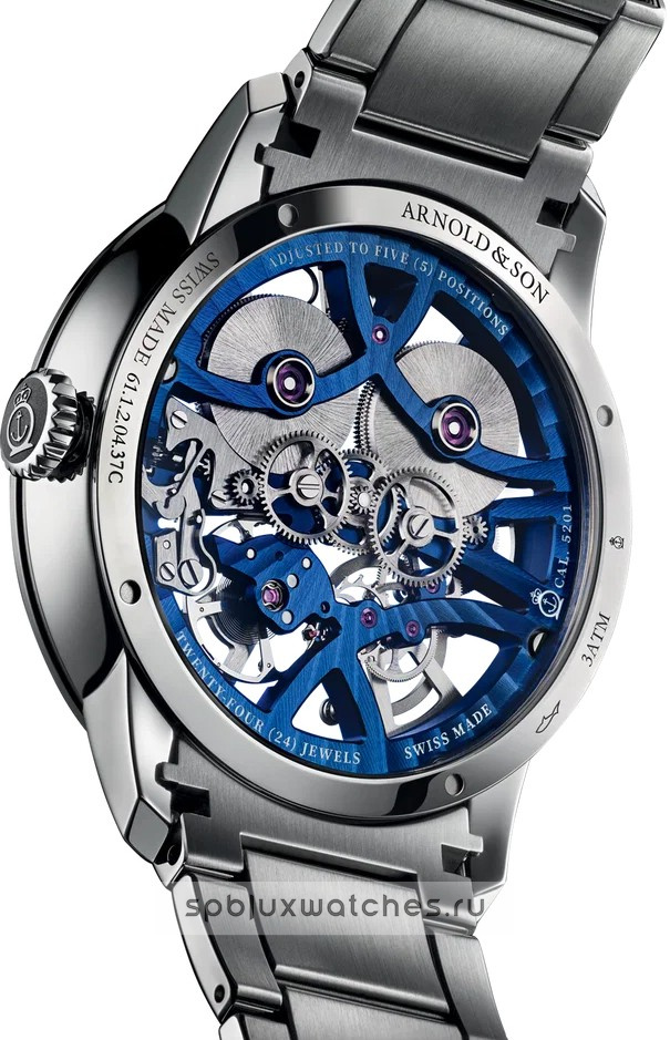 Arnold & Son Chronometry Nebula Steel 40 mm 1NEGS.U01A.S135D