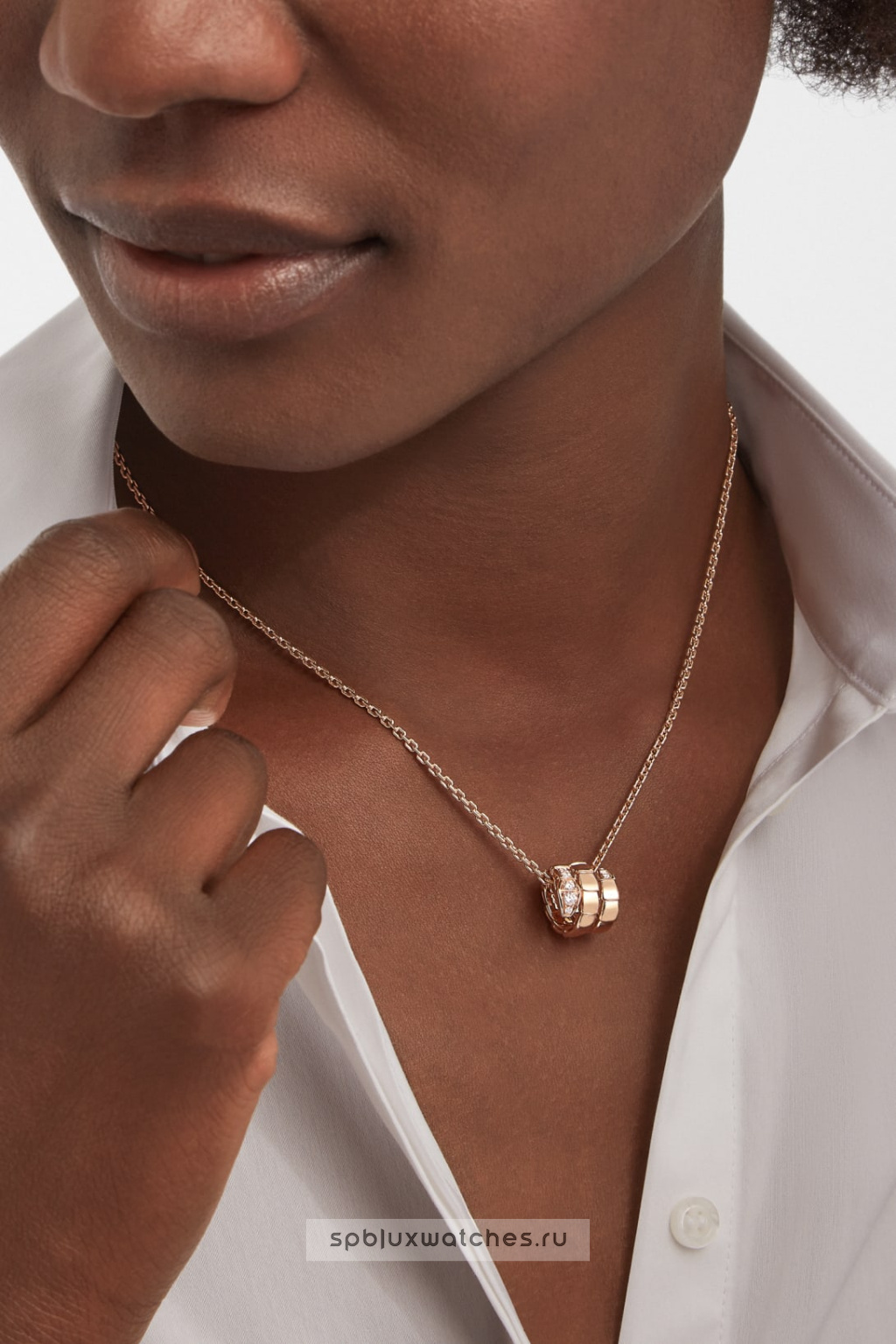 Подвеска Bvlgari Serpenti Viper Pendant Necklace 357794