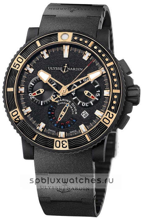 Ulysse Nardin Marine Diver Black Sea Chronograph 45 mm 353-90-3C