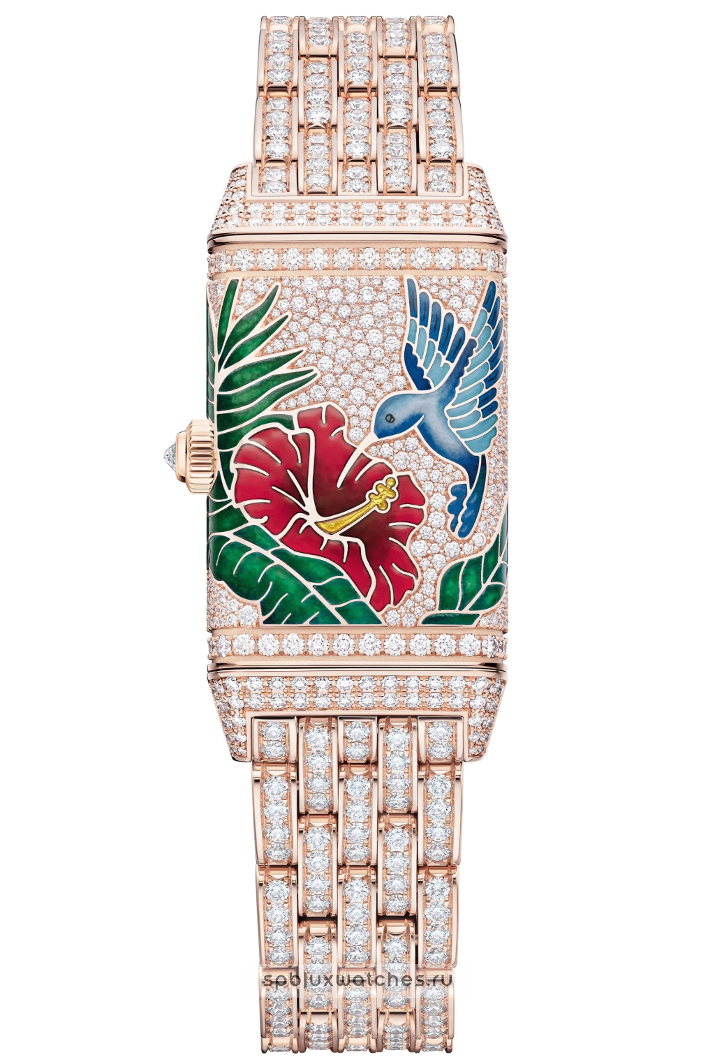Jaeger-LeCoultre Reverso One "Hibiscus Rosa" 40 x 20 mm Q3292325