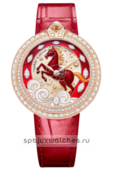 Harry Winston Moments Chinese New Year Automatic 36 mm MMTAHM36RR003