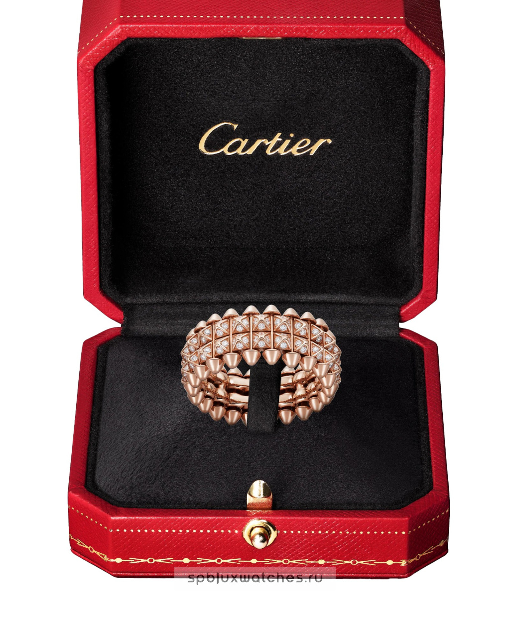 Кольцо Cartier Clash de Cartier Double Row Paved Ring B4237900