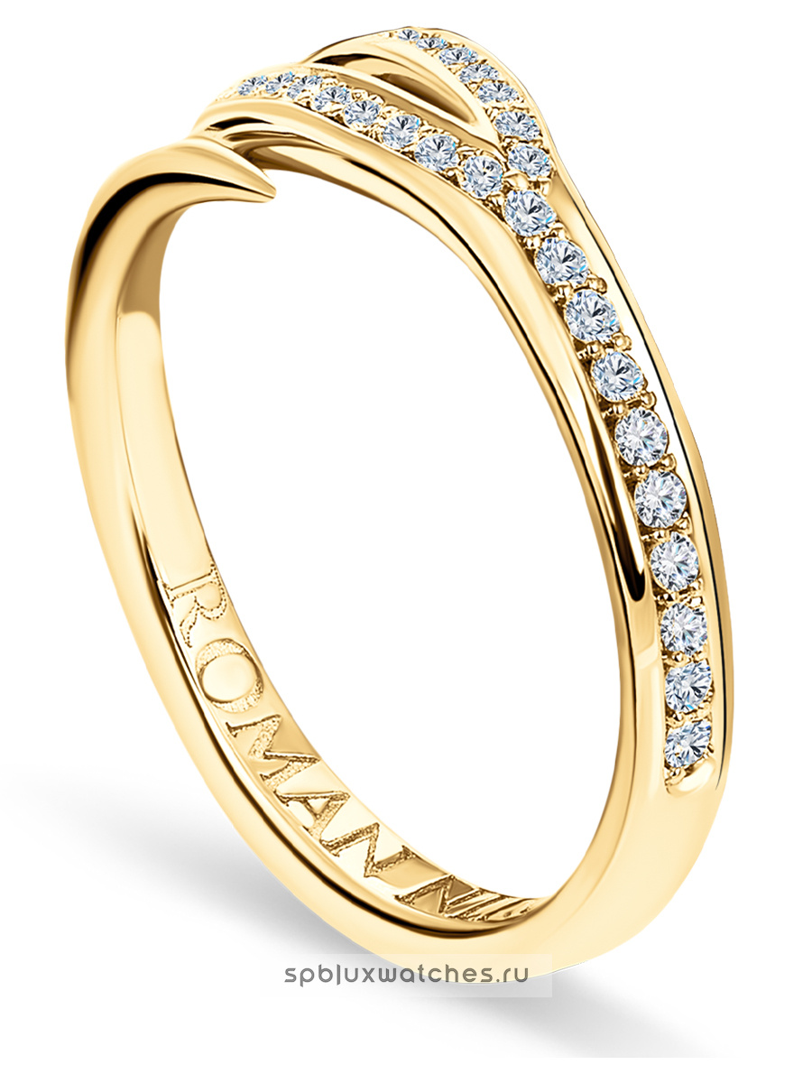 Кольцо Roman Nikonov "Кащеева игла". Half Pave. RN010102