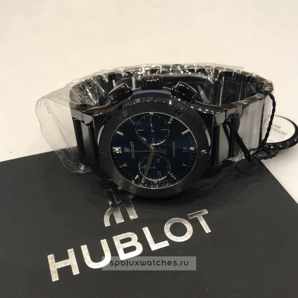 Hublot Classic Fusion Chronograph Ceramic Blue Bracelet 45 mm 520.CM.7170.CM