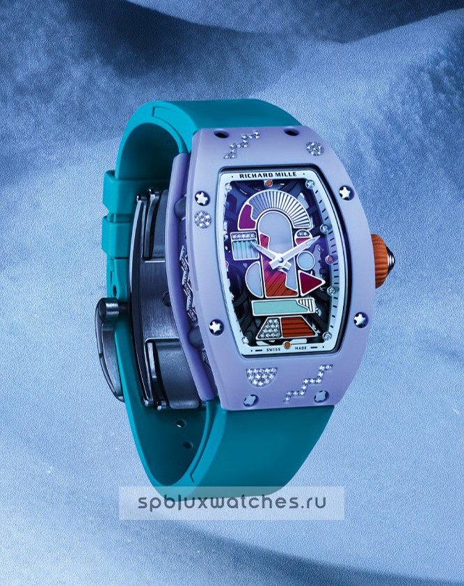 Richard Mille RM 07-01 Automatic Winding Coloured Ceramics Lavender Pink 31.4 x 42.5 mm