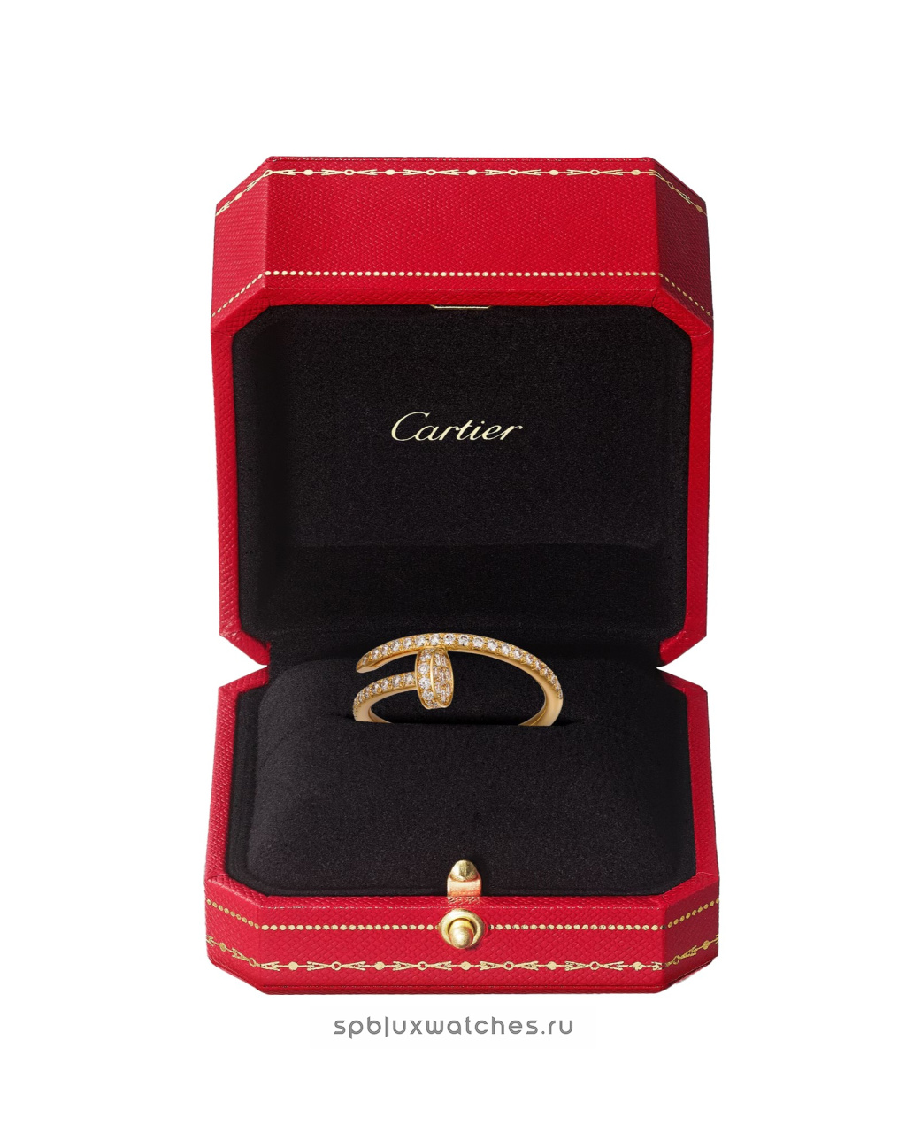 Кольцо Cartier Juste un Clou Half-Paved Ring Small Model B4231500