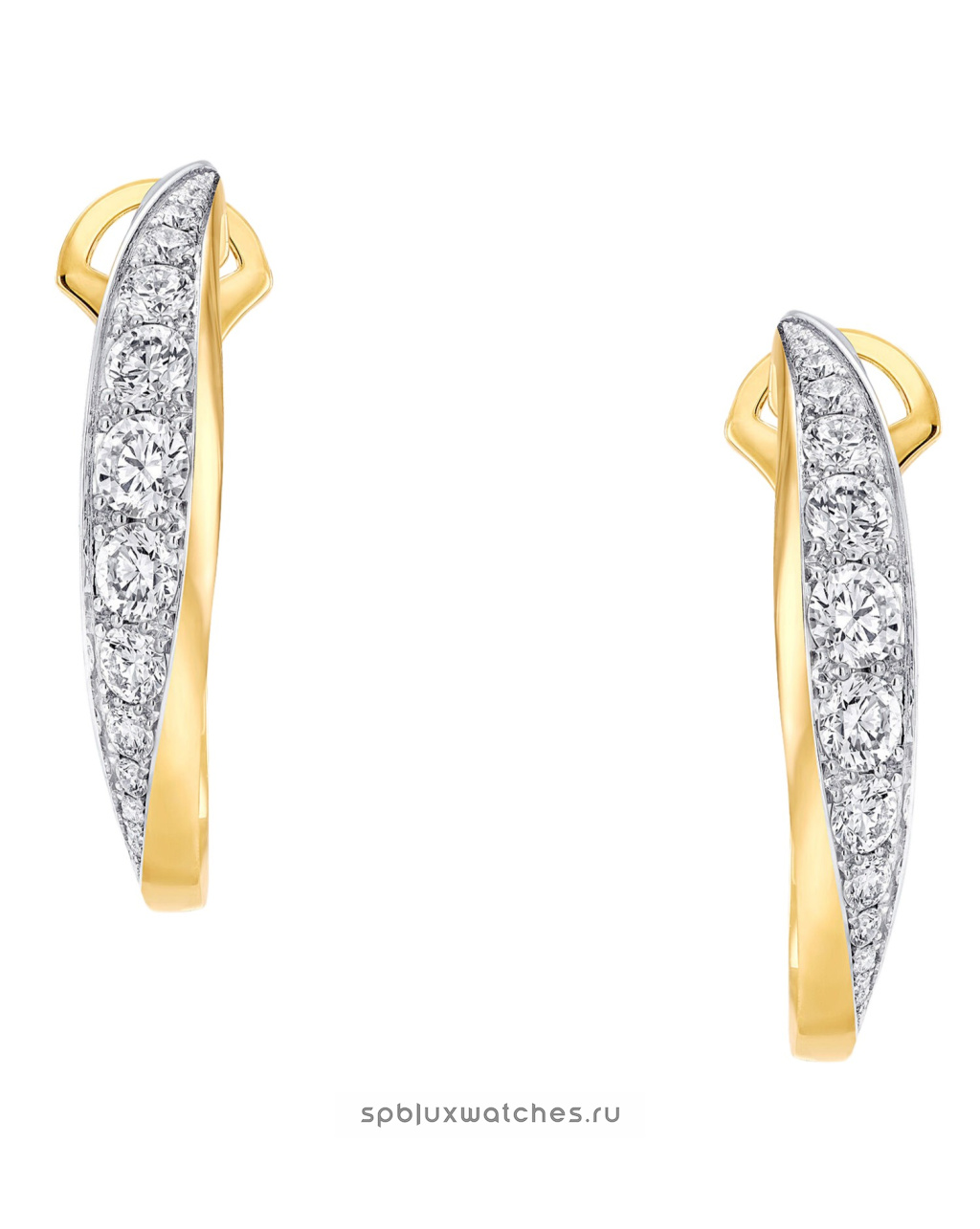 Серьги Graff Spiral Diamond Earrings RGE2002