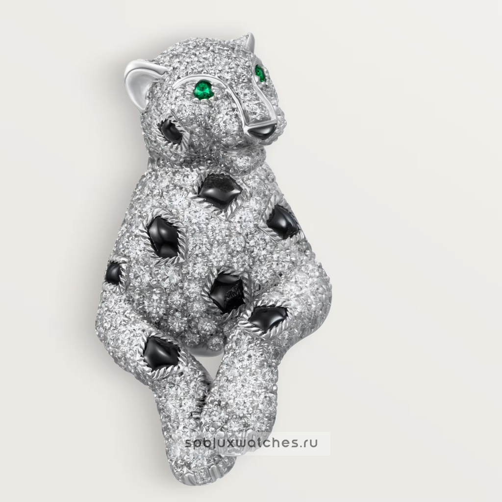Серьги Cartier Panthere de Cartier Earrings Paved H8001258