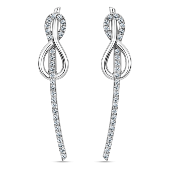 Серьги Roman Nikonov "Узел любви" RN100011