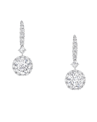 Серьги Graff Icon Round Diamond Earrings RGE1468