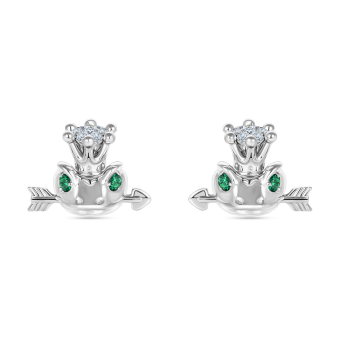 Пусеты Roman Nikonov "Царевна-лягушка" RN030231