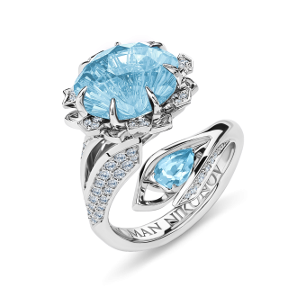 Кольцо Roman Nikonov “Каменный цветок” RN280081