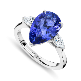 Кольцо с танзанитом и бриллиантами Roman Nikonov RN080491
