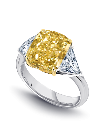 Авторское изделие. Кольцо No Name из белого золота с лабораторными бриллиантами