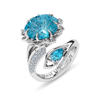 Кольцо Roman Nikonov “Каменный цветок” RN280011