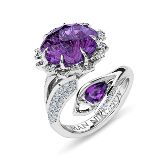 Кольцо Roman Nikonov “Каменный цветок” RN280021