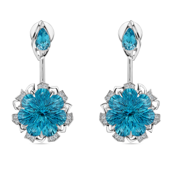 Серьги Roman Nikonov “Каменный цветок” RN280051