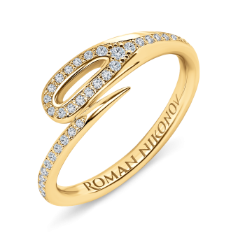 Кольцо Roman Nikonov "Кащеева игла". Full Pave. RN010092